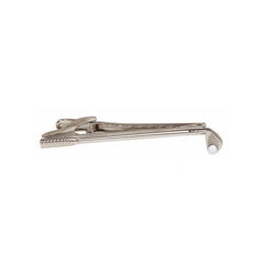 Dalaco Golf Club & Ball Rhodium Plated Tie Bar - Theodore Designs