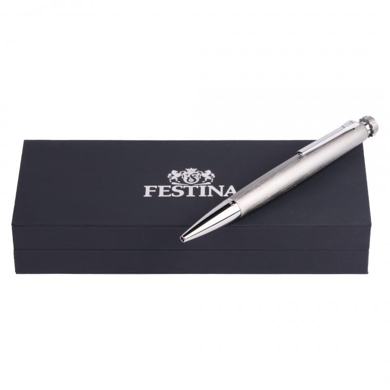 Festina Chronobike Classic Chrome Matte Ballpoint Pen - Theodore Designs