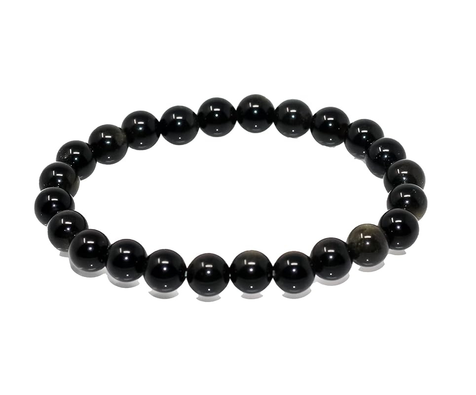 Powerful Cleanser Black Obsidian Beaded Bracelet