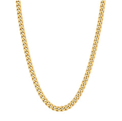 Stainless Gold Plated 7MM Cuban Link Varius Sizes Chains