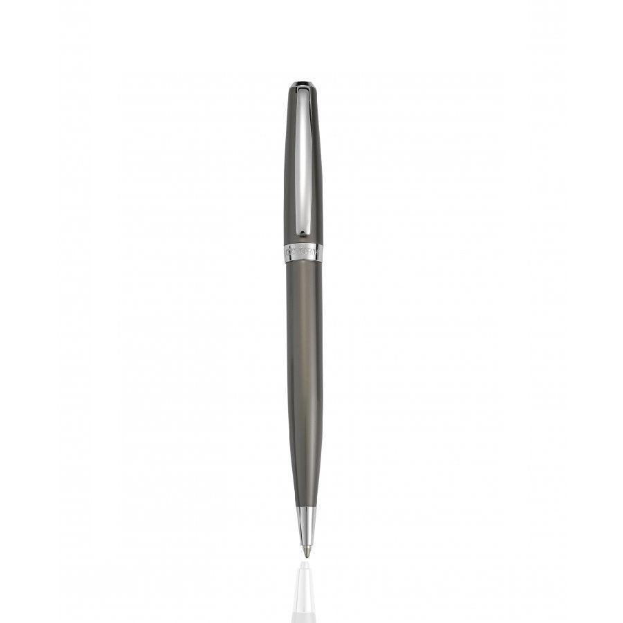 Cudworth Taupe and Silver Ballpoint Pen - Theodore Designs