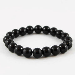 Polished Black Onyx  Beaded  Bracelets