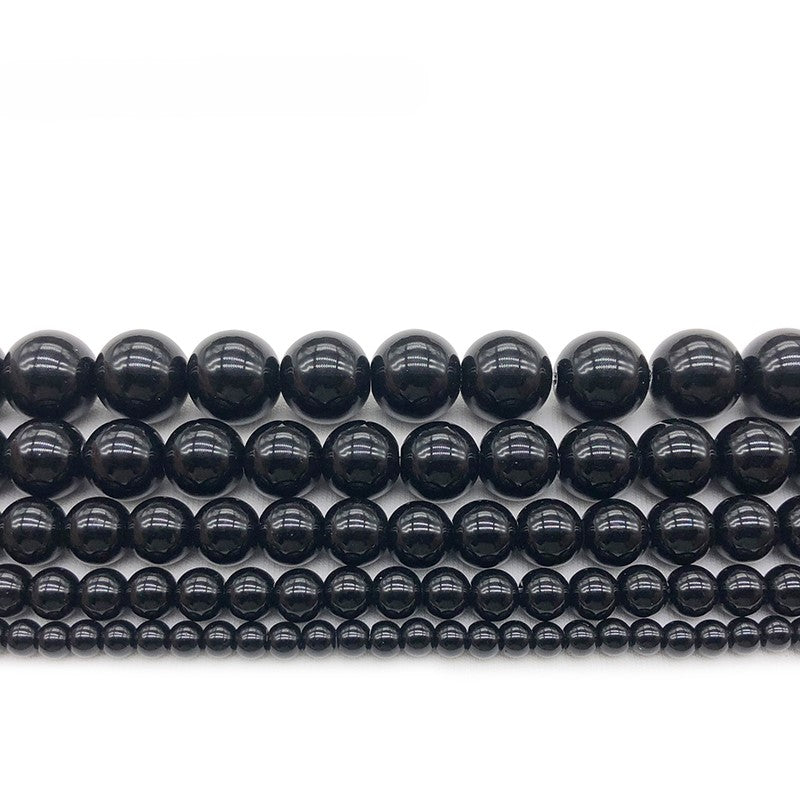 Polished Black Onyx  Beaded  Bracelets