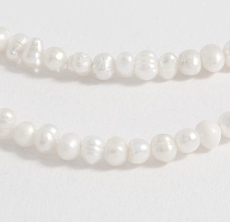 &nbsp;6mm Baroque Side Drill Freshwater Pearl Necklace