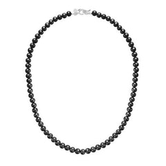 Men’s Medium Black Freshwater Pearl Necklace