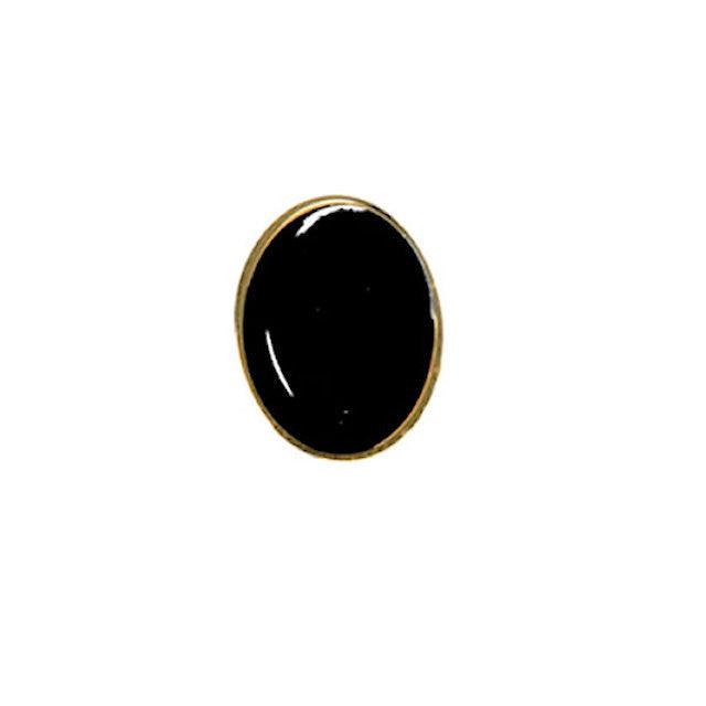 Dalaco Onyx Oval Tie Pin - Theodore Designs