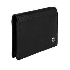 HUGO BOSS LEATHER CARD WALLET TRADITION BLACK