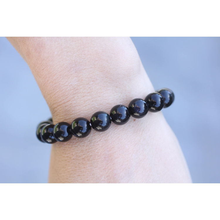 Powerful Cleanser Black Obsidian Beaded Bracelet