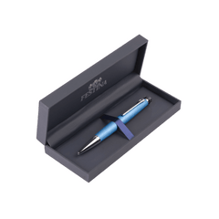 Festina Chronobike Blue & Chrome Ballpoint Pen - Theodore Designs