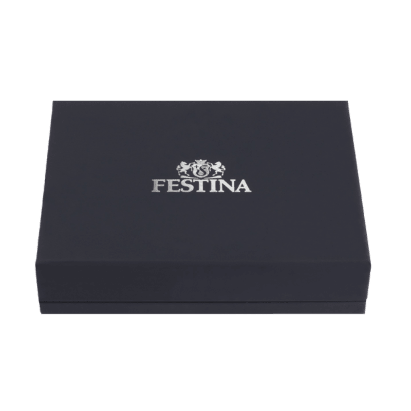 Festina Black Leather Chronobike Rigid Card Holder - Theodore Designs