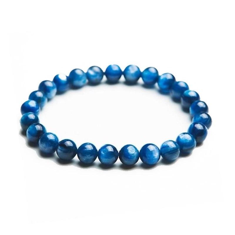 Theodore Dark Blue Kyanite Crystal Beaded Bracelet - Theodore Designs