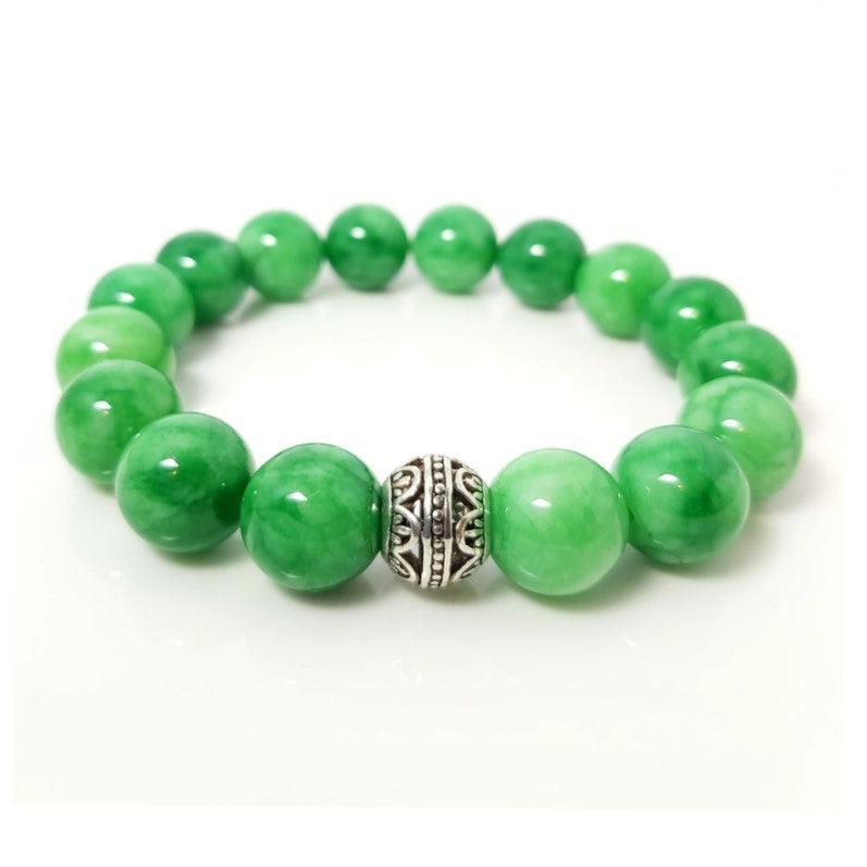 Theodore Green Jadeite Beaded Bracelet - Theodore Designs