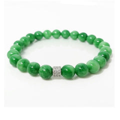 Theodore Green Jadeite Beaded Bracelet - Theodore Designs