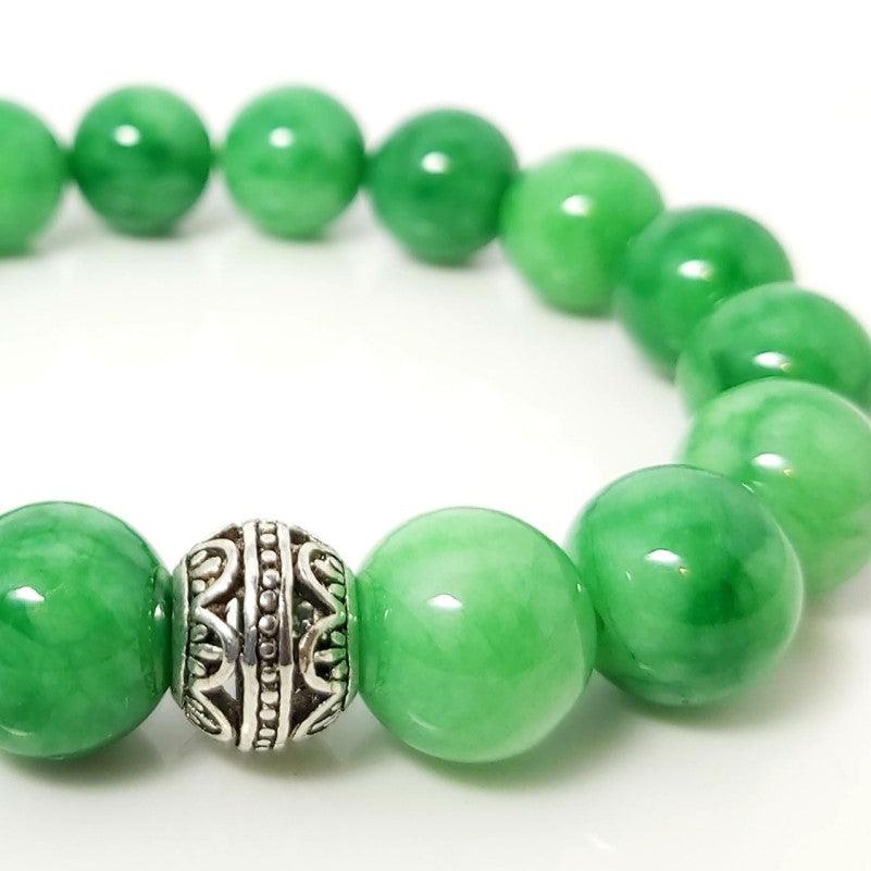 Theodore Green Jadeite Beaded Bracelet - Theodore Designs