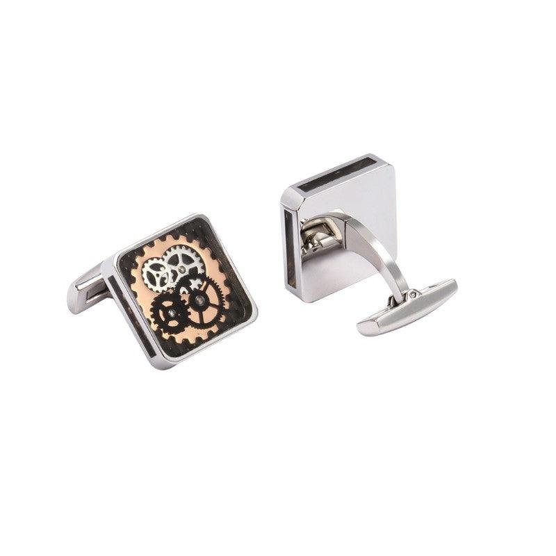 Theodore Mechanical Watch Stainless Steel Cufflinks - Theodore Designs