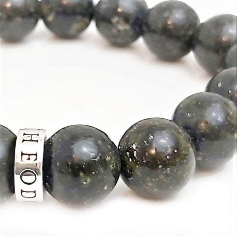 Theodore Natural Green Jasper Beads Bracelet - Theodore Designs