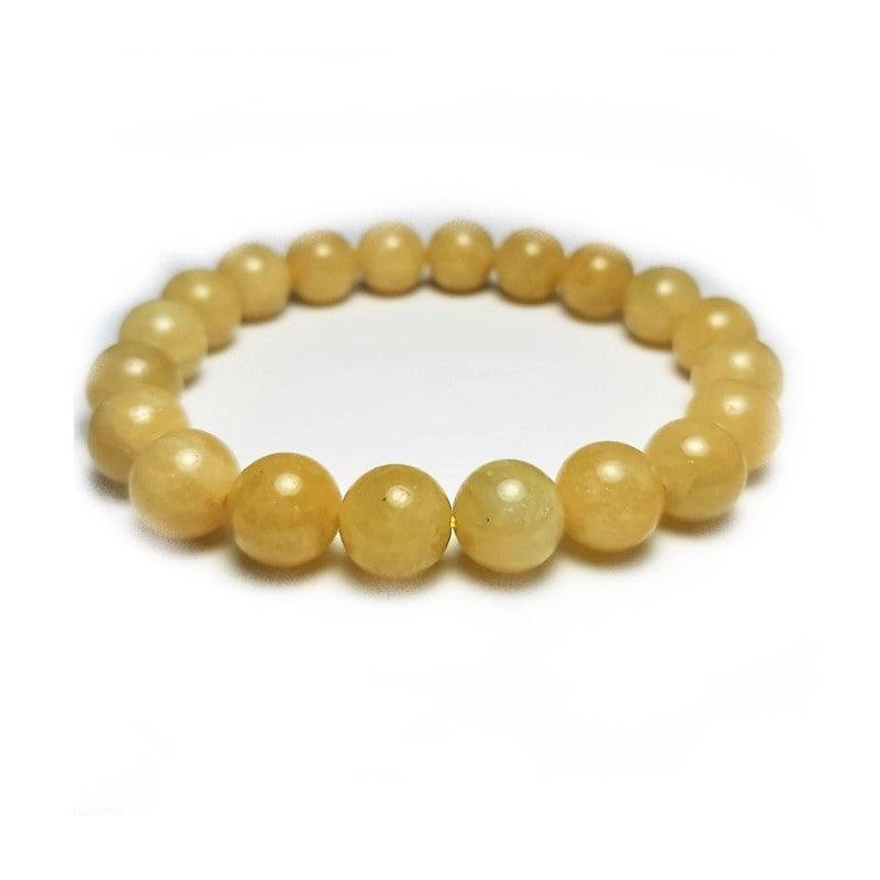 Theodore Natural Yellow Beryl Gemstone Bead Bracelet - Theodore Designs