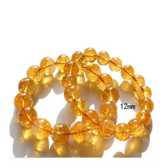 Theodore Natural Yellow Citrine  Gemstone Bead Bracelet - Theodore Designs