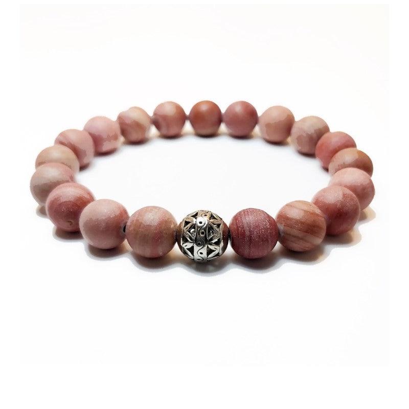 Theodore Red Striped Jasper Bead Bracelet - Theodore Designs