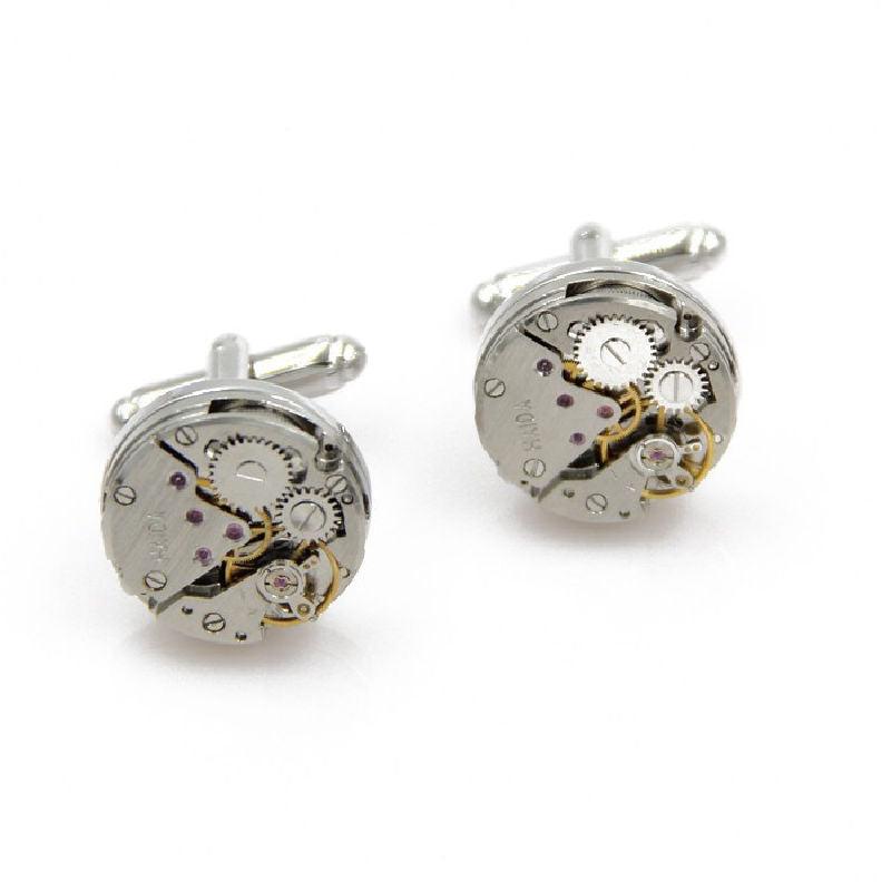 Vintage Mechanical Watch Movement Cufflinks 