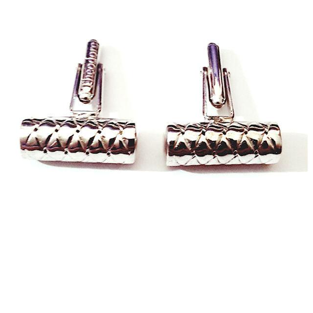 Theodore Sterling Silver Cylinder Cufflinks - Theodore Designs