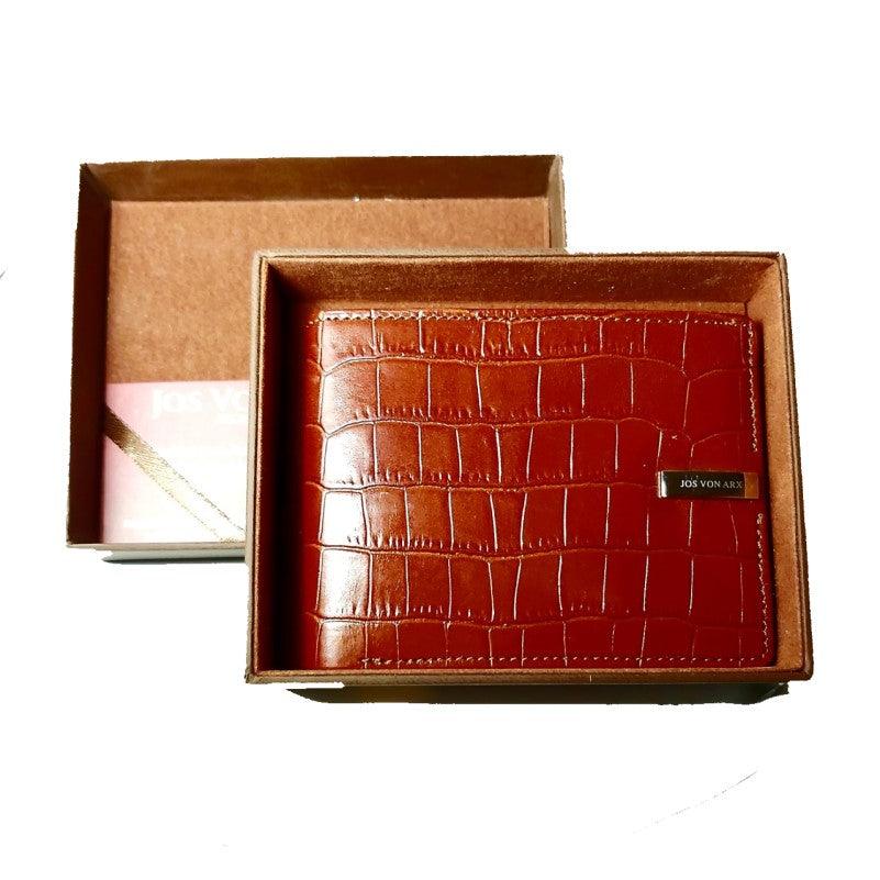 JOS VON ARX Men's 8 Slot Card Holder Bi-Fold Wallet - Theodore Designs