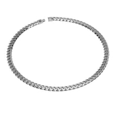 Stainless Steel Men's Cuban Chain Necklace 9mm wide