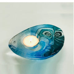 Ideo Blue Tealight Candle Holder (Design Mats Jonasson)