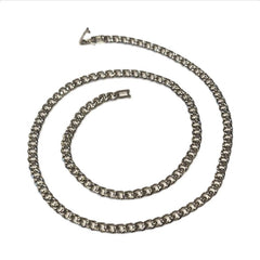 Men’s 5mm Stainless Steel Curb Chain Necklace